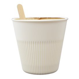 Durable Reusable Tumbler PP Cream 230ml Ø9,6cm (100 Units)