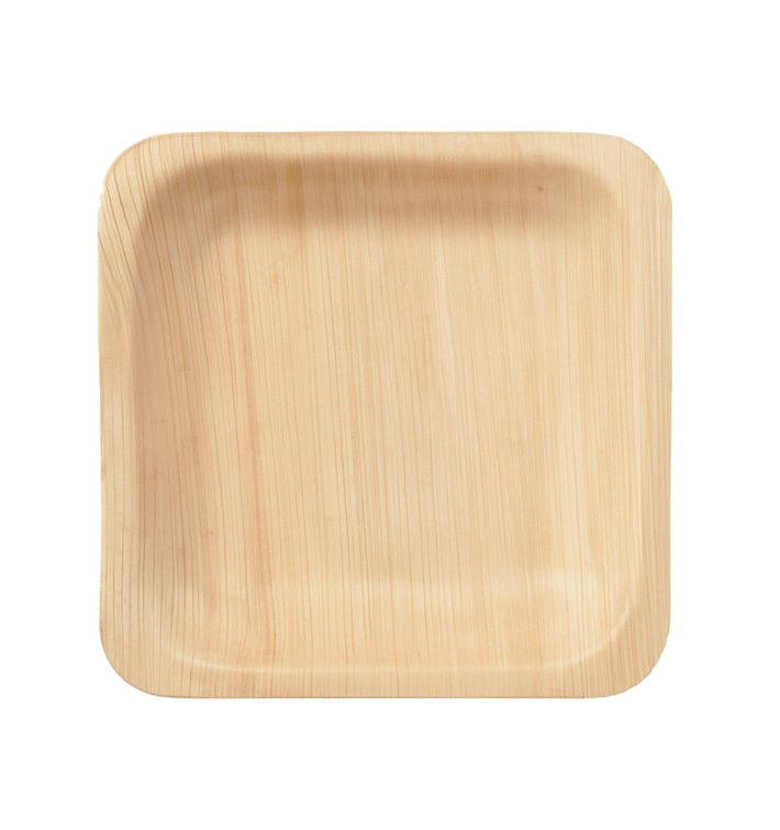 Square Wooden Plate 9x9cm (600 Units) Square Wooden Plate 9x9cm (600 Units)