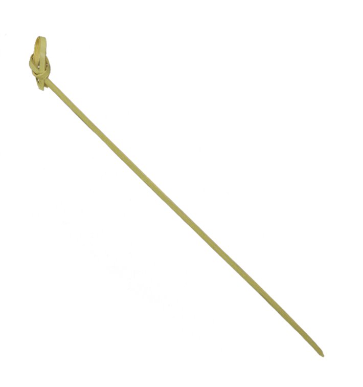 Natural Bamboo Bow Skewer 18cm (100 Units) Natural Bamboo Bow Skewer 18cm (100 Units)