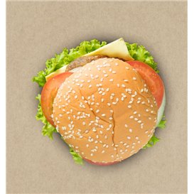 Paper Food Wrap Grease-Proof Kraft 31x42cm (1000 Units) 