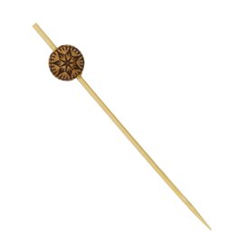 Bamboo Food Pick Ethnic Design 9cm (200 Units)  