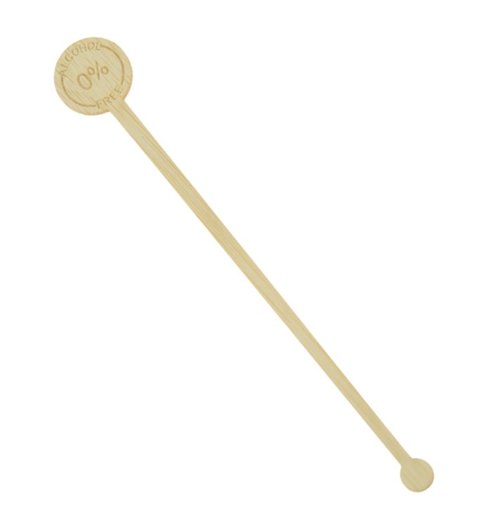 Bamboo 0% Alcohol Drink Stirrer 14cm (600 Units) Bamboo 0% Alcohol Drink Stirrer 14cm (600 Units)