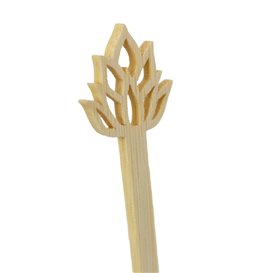 Bamboo Lotus Blossom Drink Stirrer 14cm (600 Units)