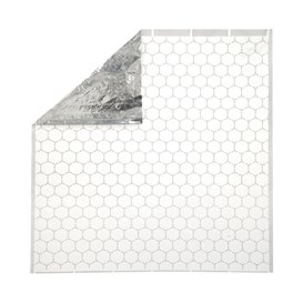 Silver Greaseproof Aluminum Foil 41*41cm (25 Units)