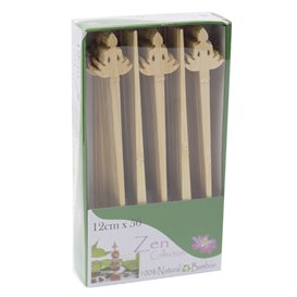 Bamboo Skewer “Bouddha 1” 12cm (50 Units) 