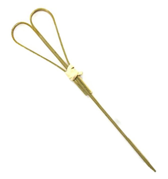 Bamboo Food Pick "Cuore" Design Natural 18cm (200 Units) Bamboo Food Pick "Cuore" Design Natural 18cm (200 Units)