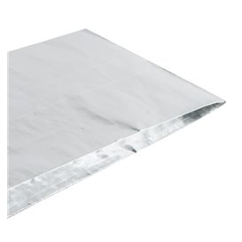 Silver Greaseproof Aluminum Foil Bag 31,5+5x10,3cm (250 Units)