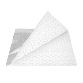Paper Food Bag Grease-Proof Opened 2L Silver 16x16cm (500 Units)