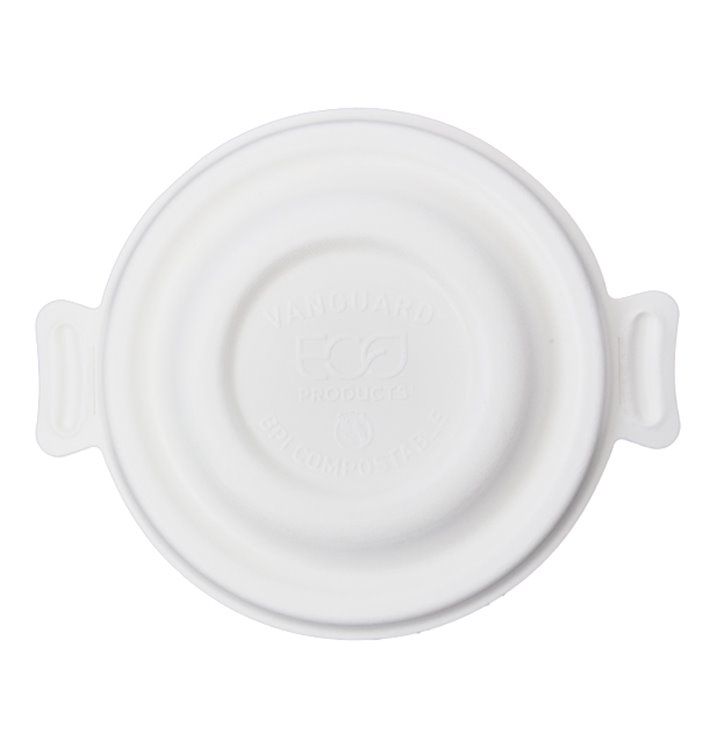 Sugarcane Lid White for Bowl 175 and 235ml (50 Units) Sugarcane Lid White for Bowl 175 and 235ml (50 Units)