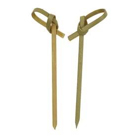 Natural Bamboo Bow Skewer 7cm in box (250 Units)  
