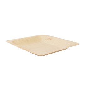 Square Wooden Plate 9x9cm (600 Units)
