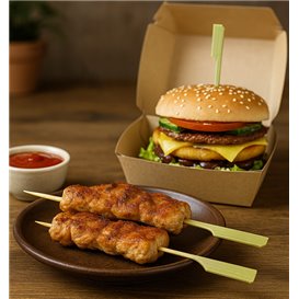Natural Bamboo Golf Skewer 18cm in box (1.200 Units)