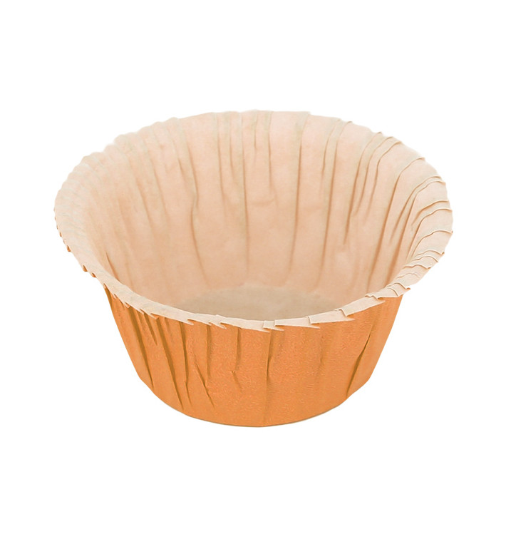 Cupcake Liner Orange 4,9x3,8x7,5cm Cupcake Liner Orange 4,9x3,8x7,5cm