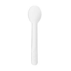 Rigid Cardboard Teaspoon White 13cm (50 Units)