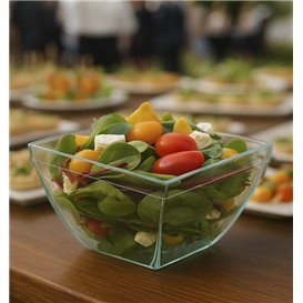 Transparent PS Tasting Bowl “Water Green” 580ml (25 Units)