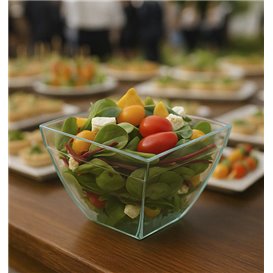 Transparent PS Tasting Bowl “Water Green” 580ml (100 Units)