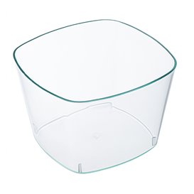 Tasting Bowl Low Transparent PS “Water Green” 150ml (20 Units)
