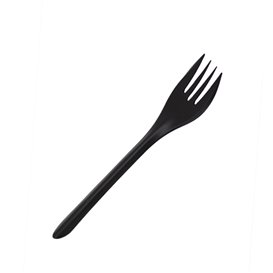 Reusable Fork in PP Black 17,5cm (25 Units)