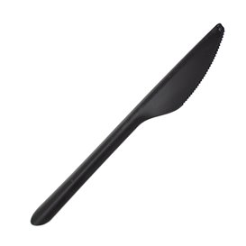 Reusable Knife in PP Black 17,8cm (50 Units)