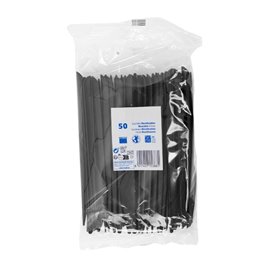 Reusable Knife in PP Black 17,8cm (50 Units)