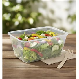 Rectangular Container in PP Transparent 1.000ml 17,4x11,5x8cm (500 Units)