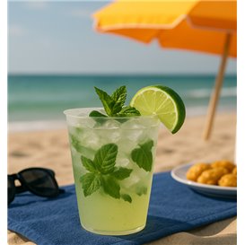 PP Mojito Glass Unbreakable Reusable Transparent 480ml (500 Units)