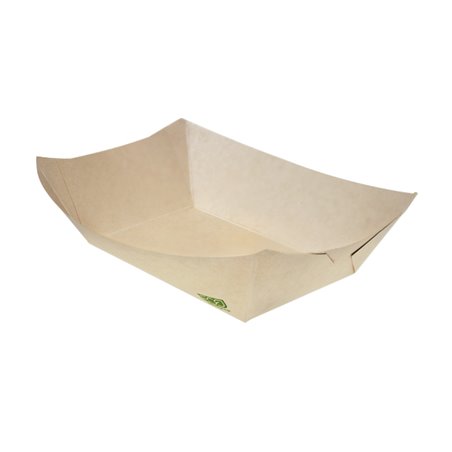 Bamboo paper food tray