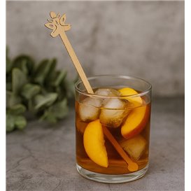 Bamboo Stirrer “Bouddha 2” for Drink 18cm (50 Units) 