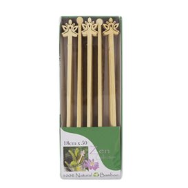 Bamboo Stirrer “Bouddha 2” for Drink 18cm (50 Units) 