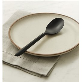 Reusable Soup Spoon in PP Black 15cm (50 Units)