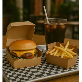Paper Food Wrap Grease-Proof Black 31x38cm (4000 Units)