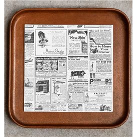 Paper Food Wrap Grease-Proof "Times" 31x31cm (1.000 Units) 