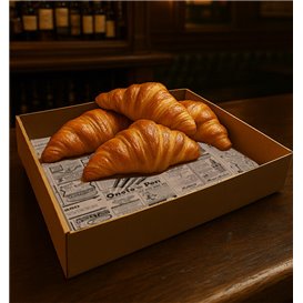 Paper Food Wrap Grease-Proof "Times" Kraft 31x31cm (1.000 Units) 