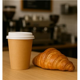 Paper Cup 9Oz/290ml Kraft Ø8,0cm (1.000 Units)