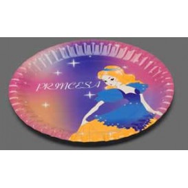 Paper Plate Princess Design 23cm (8 Units) 