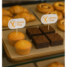 Gluten Free Food Flags 8 cm (100 Units)  