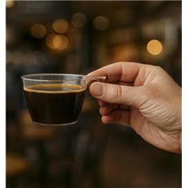 Reusable Cup PS Transparent 90ml (50 Units)