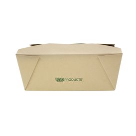 Bamboo Paper Food Box Kraft 16x14x6,5cm 1800ml (50 Units)