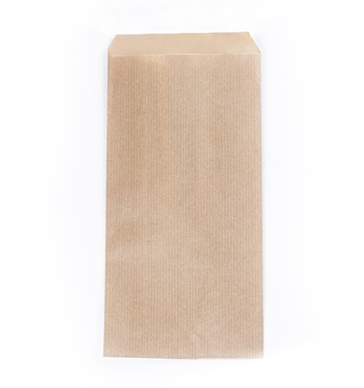 Paper Cutlery Sleeve Laid Kraft 11x24cm (100 Units) Paper Cutlery Sleeve Laid Kraft 11x24cm (100 Units)