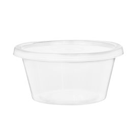 Souffle Cup in PP Plastic with Lid 2Oz/60ml (1.000 Units)