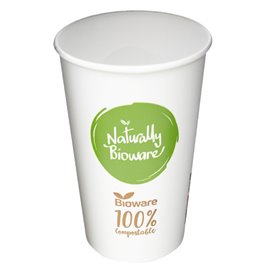 Paper and PLA Cup Bioware® 18Oz/540ml Ø9,0cm (50 Units)