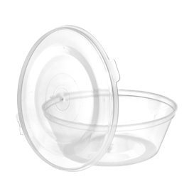 PP Plastic Souffle Cup Round with Tethered Lid 6Oz/180ml (100 Units)