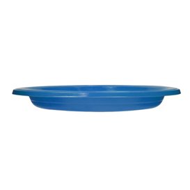 PS Reusable Plastic Plate Flat Dark Blue Ø165mm (25 Units) PS Reusable Plastic Plate Flat Dark Blue Ø165mm (25 Units)