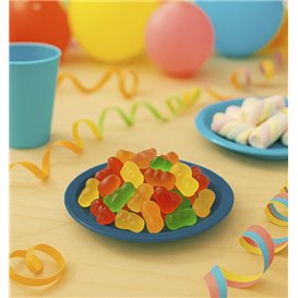 PS Reusable Plastic Plate Flat Dark Blue Ø165mm (25 Units) PS Reusable Plastic Plate Flat Dark Blue Ø165mm (25 Units)