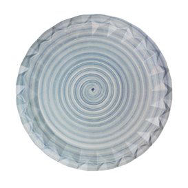 Paper Plate with Ceramic Print “Bali” Ø23cm 345g/m² (50 Units)