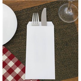 Paper Cutlery Sleeve White 11x24cm (1.000 Units)