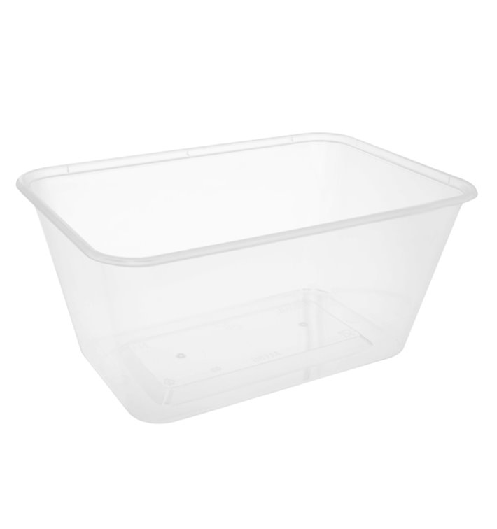 Rectangular Container in PP Transparent 1.000ml 17,4x11,5x8cm (25 Units)