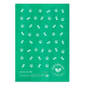 Non-Woven Bag with Die-cut Handles Brown 30+10x40cm (100 Units)