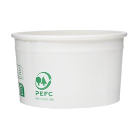 Paper Ice Cream Container Eco-Friendly 100ml (65 Units) 