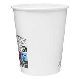Paper Cup White 8Oz/240ml Ø8,0cm (1.000 Units)